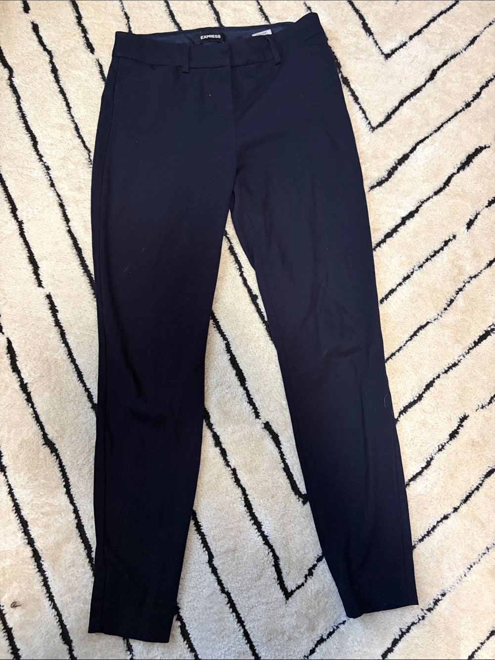 Express Navy Skinny Dress Pants